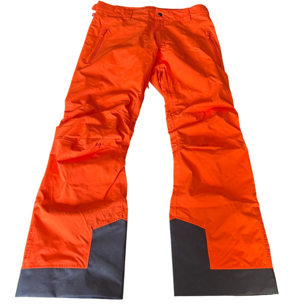 Helly Hansen | Men's Small | Helly Tech Performance | Orange Ski Pants | RECCO